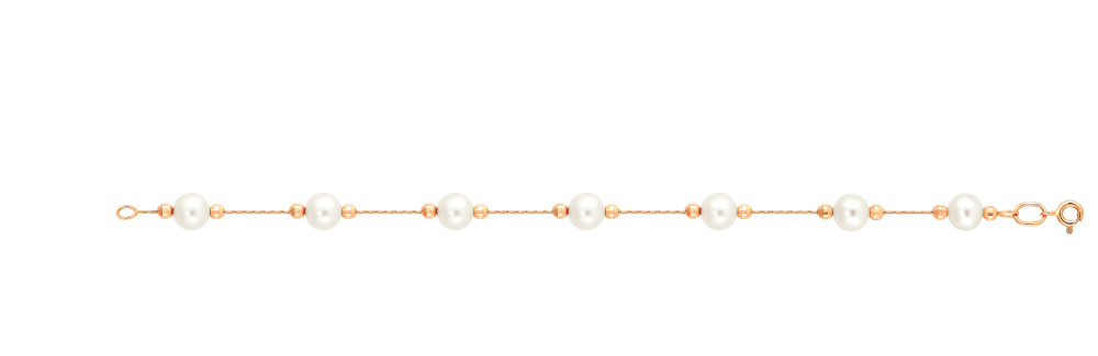 Браслет ПР757 (Au 585 Красный)