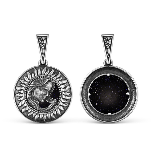 Подв.зод 4102076ч-дева (Ag 925)