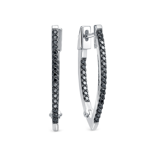 Серьги 3780-20901 (Au 585 Белый)