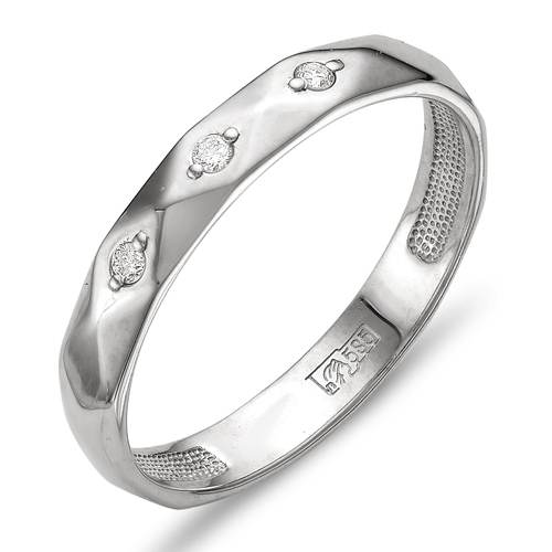 Кольцо о КО210-618 (Au 585 Белый)