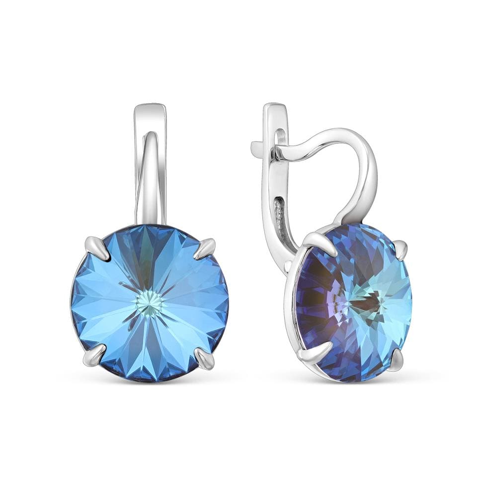 Серьги с-002р-001L130D (Ag 925)