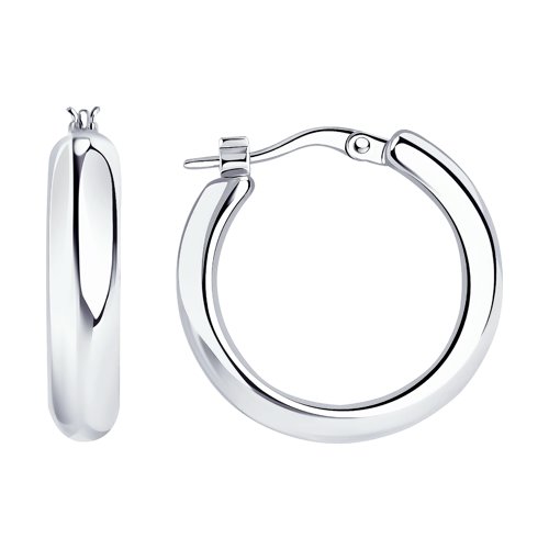 Серьги 94025058 (Ag 925 Белый)