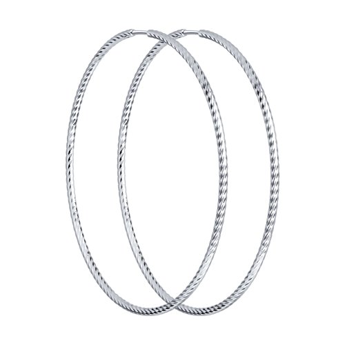 Серьги 94140019 (Ag 925 Белый)