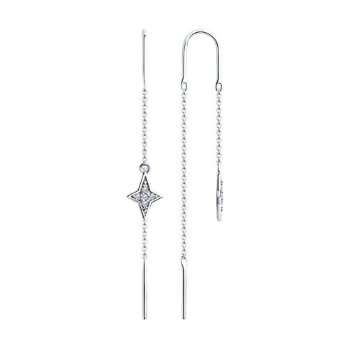 Серьги 94-123-01503-1 (Ag 925 Белый)