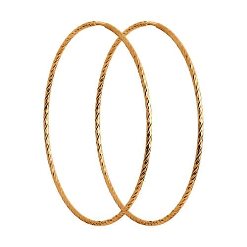 Серьги 140143 (Au 585 Красный)