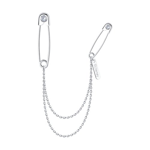 Брошь 94040238 (Ag 925 Белый)