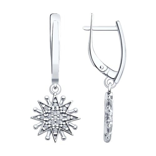 Серьги 94-121-02109-1 (Ag 925)