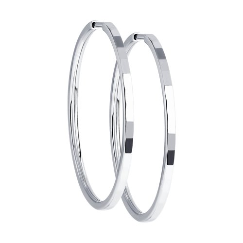 Серьги 94140075 (Ag 925 Белый)