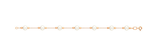 Браслет ПР757 (Au 585 Красный)