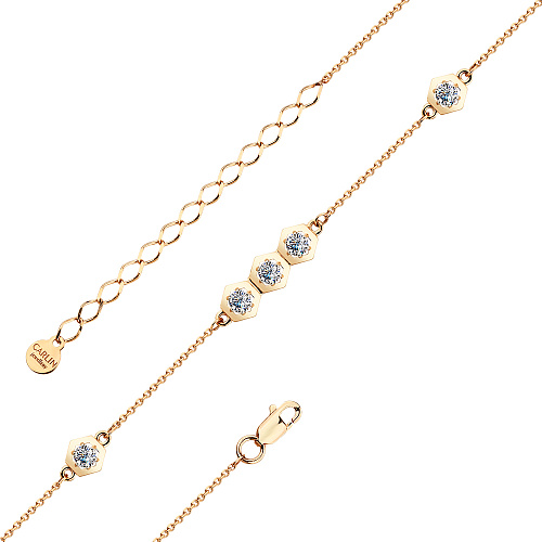 Браслет 7000040 (Au 585 Красный)